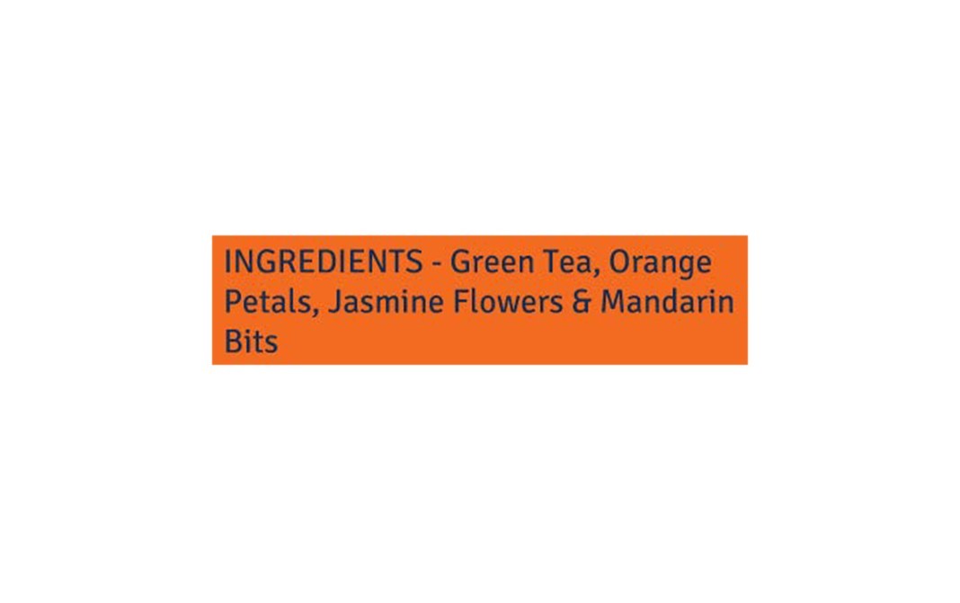 Dancing Leaf Jasmine Mandarin Green Tea Blend   Box  20 pcs